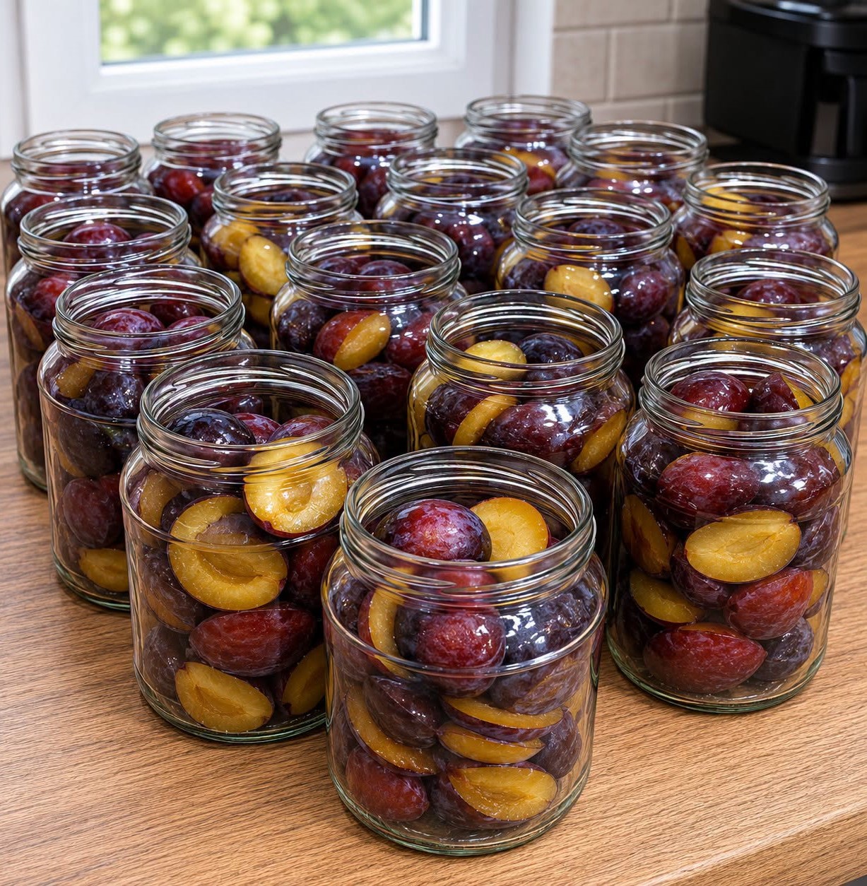 Plums preserved without water and sugar: They taste like fresh even in winter! 87 4 1