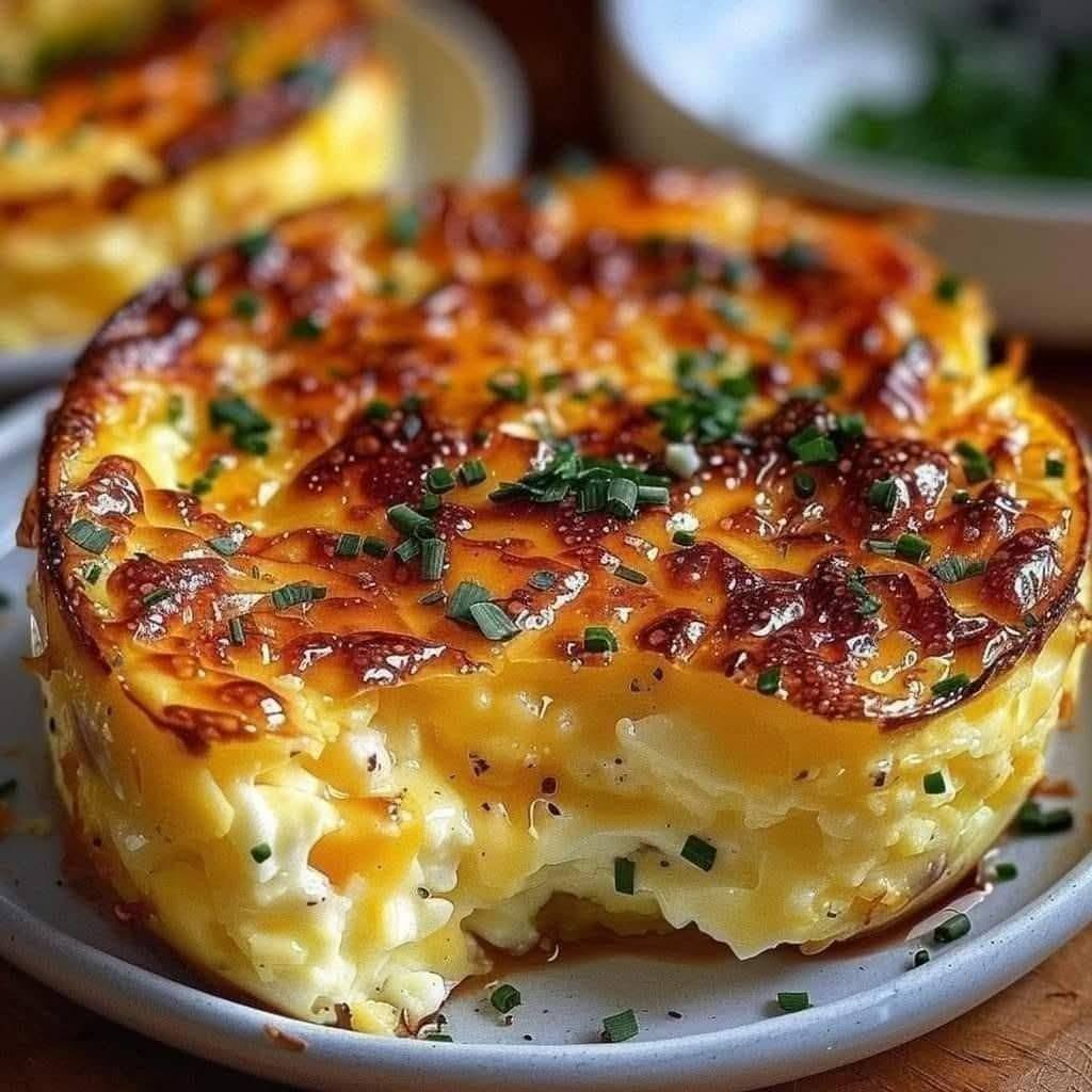 Creamy Cottage Cheese and Egg Bake with Mozzarella and Fresh Herbs xqs4xof