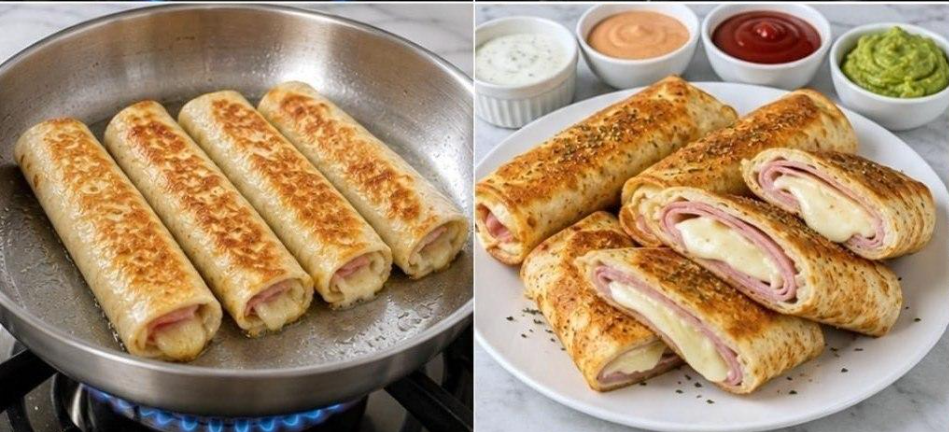 Ham and Cheese Pancake Roll-Ups – Easy, Delicious, and Perfect for Any Meal utr21ar